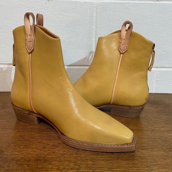 We The Free Wesley Ankle Boots in Mango  NEW NO BOX - Picture 1 of 10
